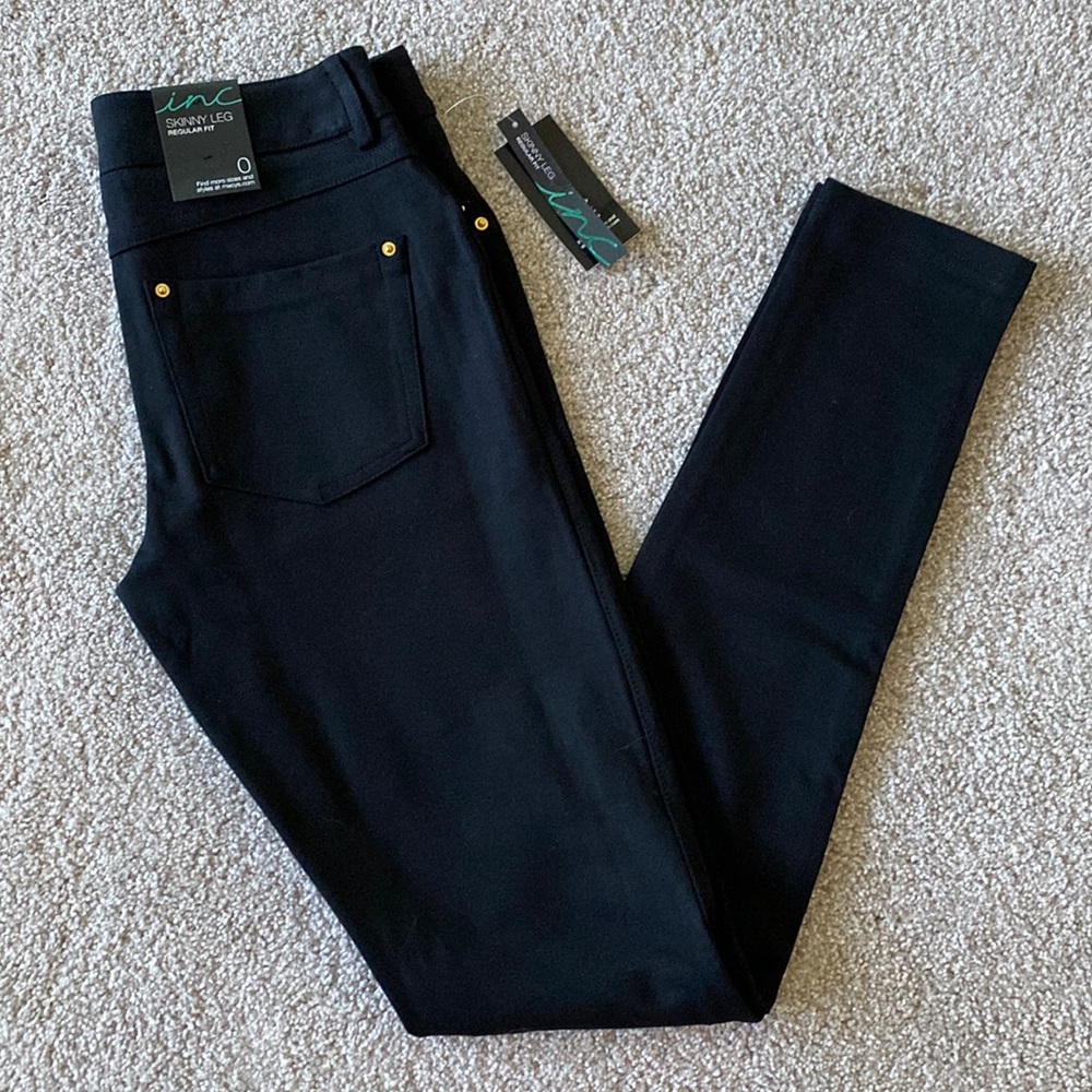 NWT INC black skinny pants